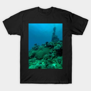 Coral reef and scuba diver T-Shirt